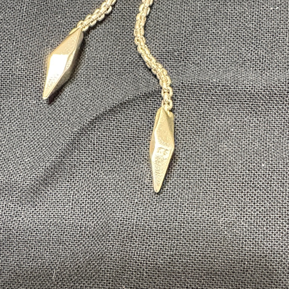 Kendra Scott Gold Lariat Necklace - Picture 2 of 6